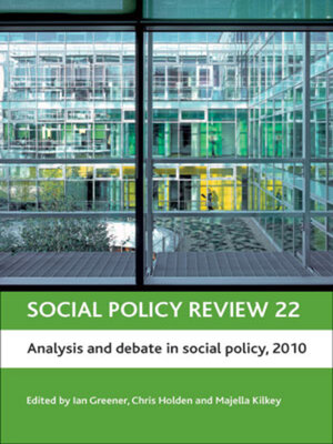 cover image of Analysis and Debate in Social Policy, 2010
